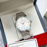 Replica Longines White Dial Stainless Steel Case Men's Watch